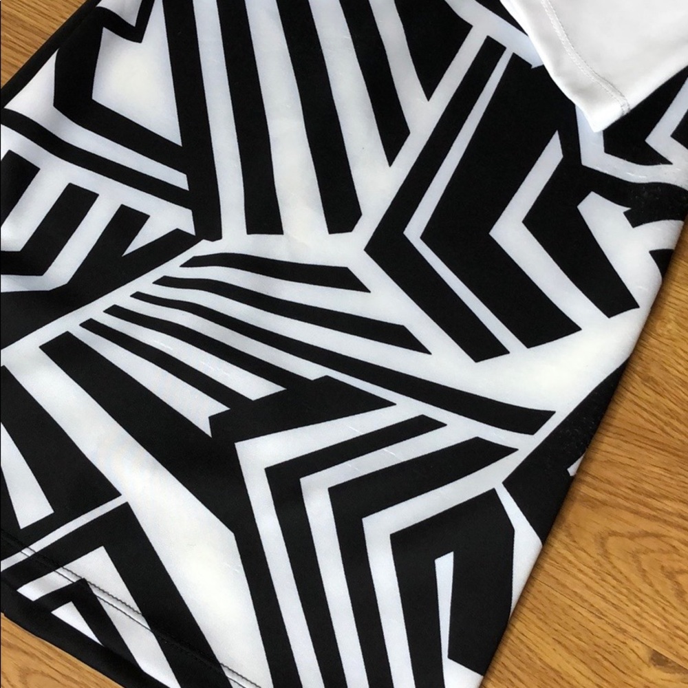 Black and White Mini Dress Size Medium - Picture 5 of 7